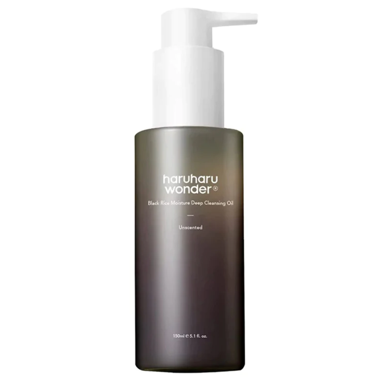 Haruharu Wonder Black Rice Moisture Deep Cleansing Oil. Rijstzemelen-, olijf-, zonnebloem-, jojoba- en macadamia-zaadolie lossen op milde wijze zonnebrandcrème, vuil, make-up