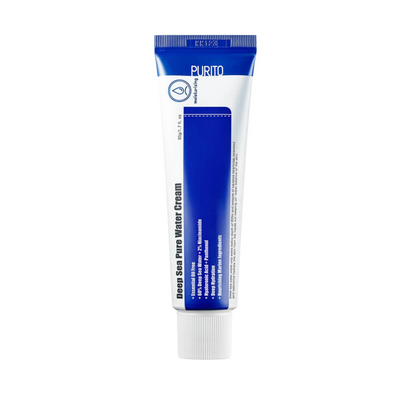 Purito Deep Sea Pure Water Cream is een verhelderende en anti-rimpel hydraterende crème die extracten van zeekraal en zeewier bevat.&nbsp;De basis van deze crème is 60% diepzee-water, wat perfect is voor de behandeling van eczeem.